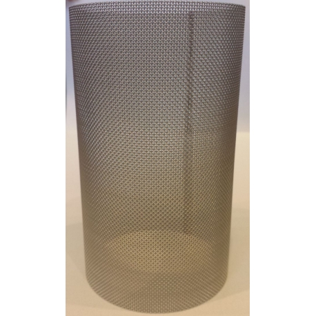 Wkład siatkowy ze stali nierdzewnej do filtrów skośnych DN 25 100oczek/cm2