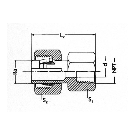 Złączka hydrauliczna G-V 04 LL